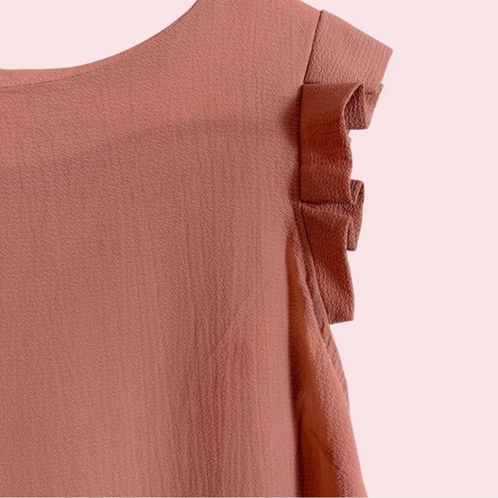 Pink Ruffle Sleeve Top - Picture 3 of 5